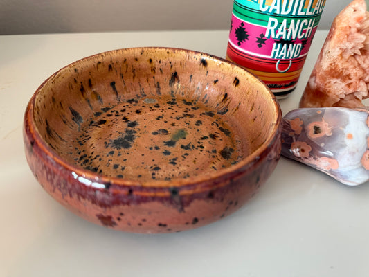 Hand thrown ceramic ritual bowl