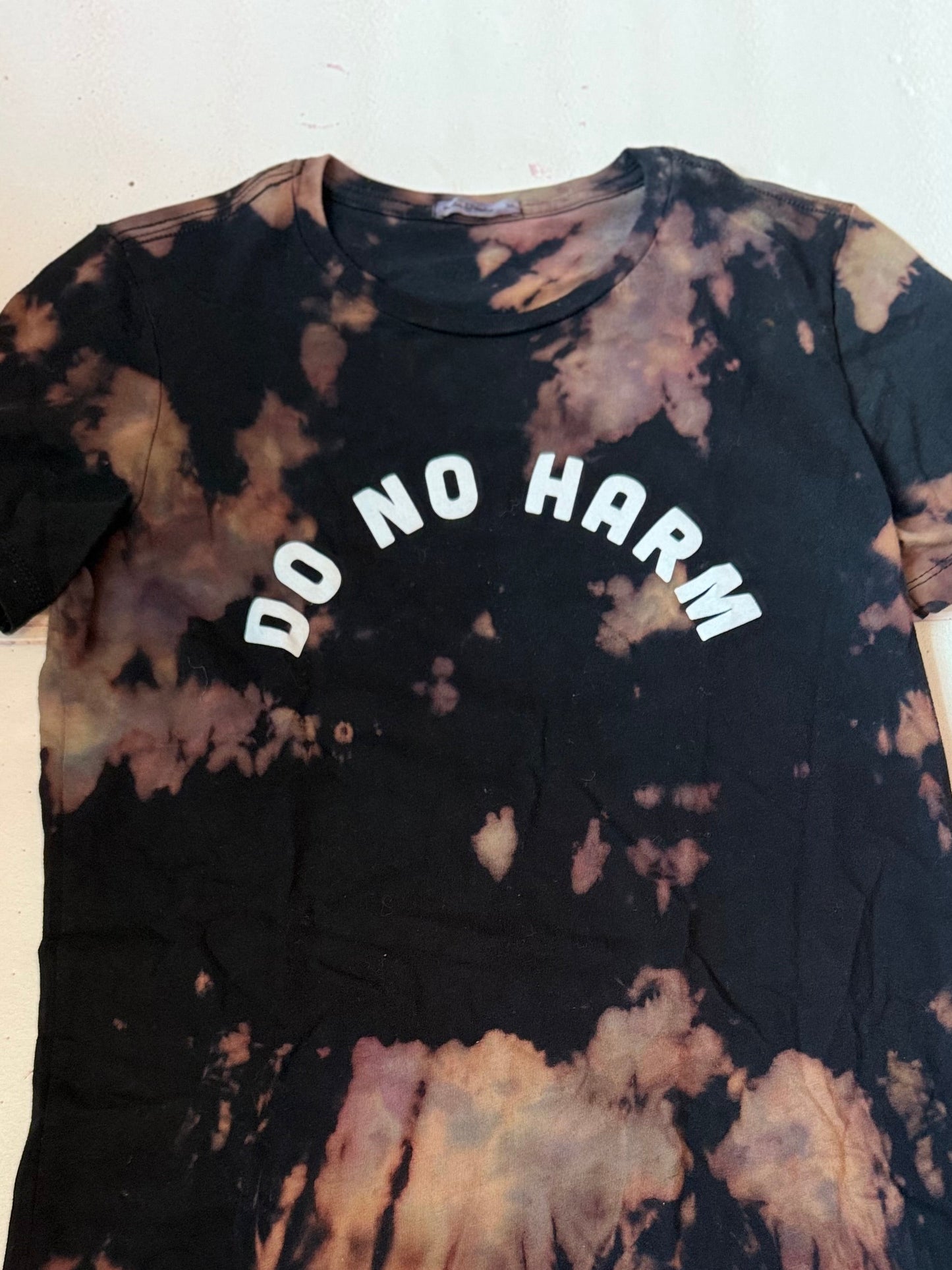 The Bee & The Fox “Do No Harm / Take No Shit” Tie-Dye Tee