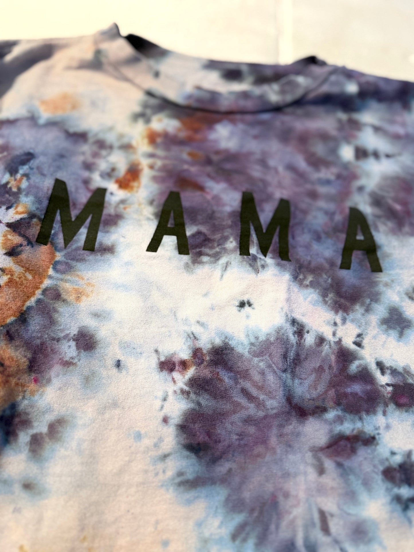 Cosmic Babe Ice Dyed “MAMA” Sweatshirt