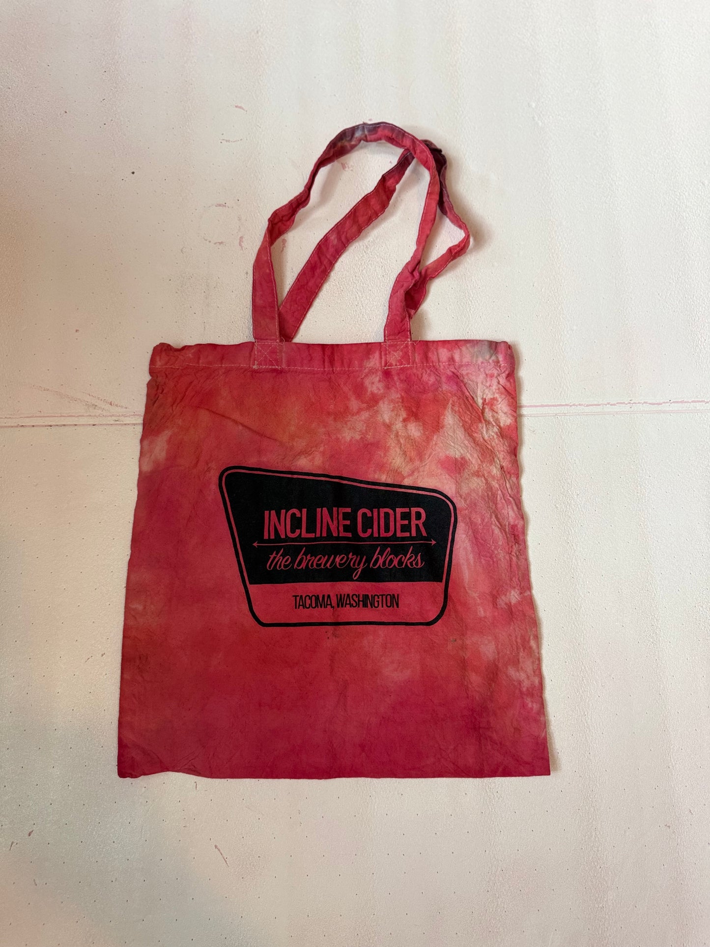 Incline Cider Tote — Hand-Dyed Cherry Fade