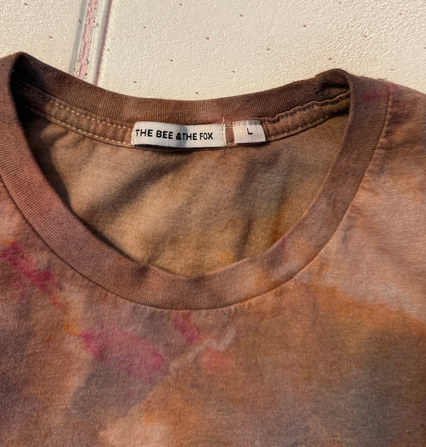 Women for Women "Sisterhood" graphic hand dyed tee