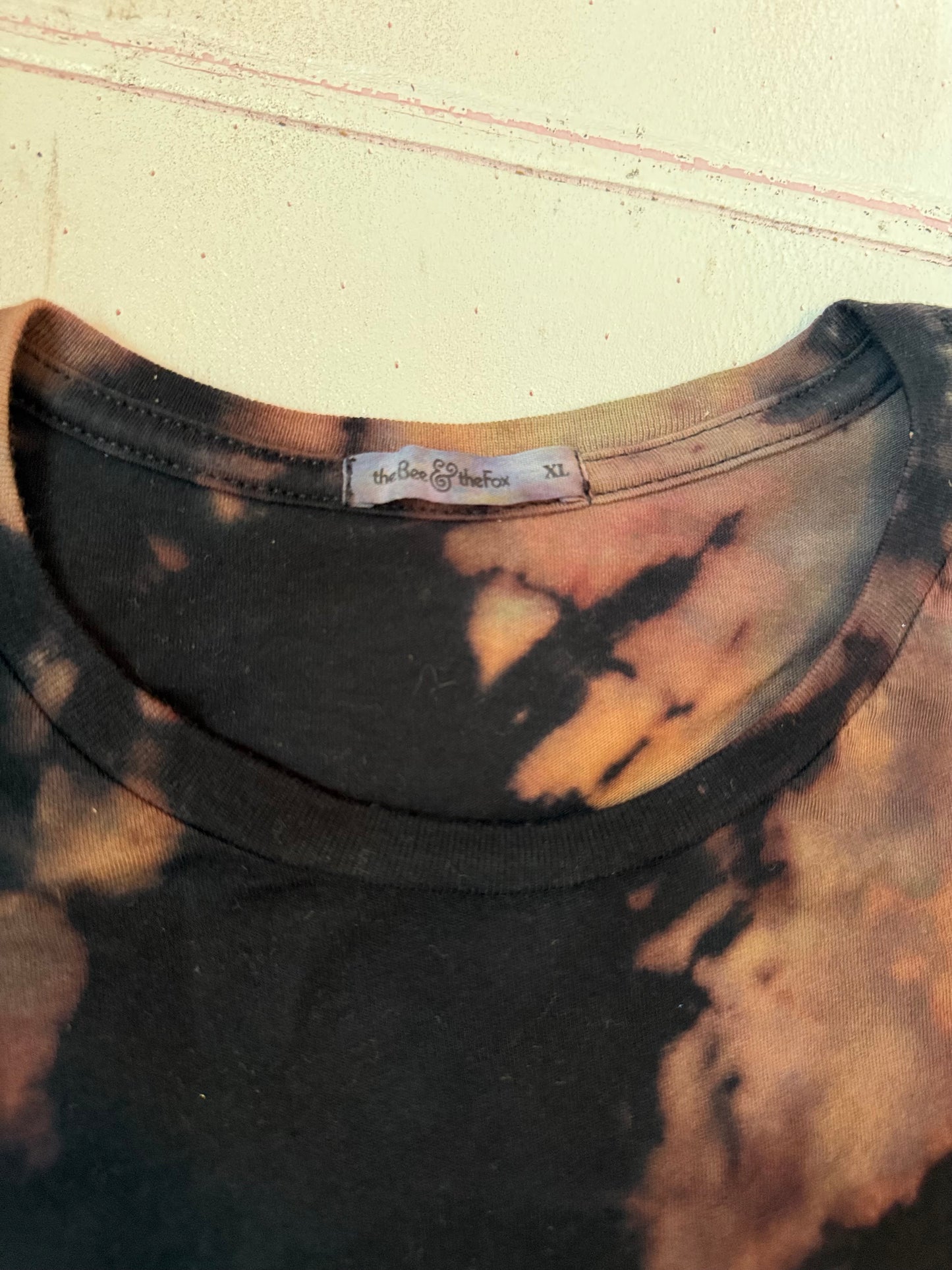 The Bee & The Fox “Do No Harm / Take No Shit” Tie-Dye Tee