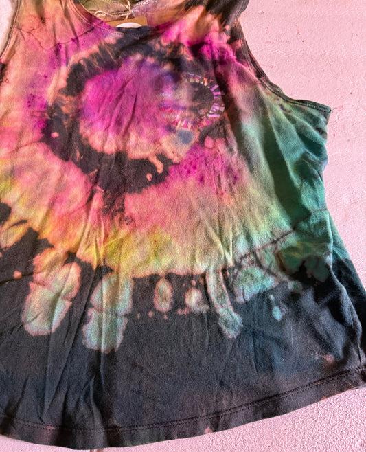 Spiritual Gangster Spiral Ice Dyed Muscle Tee
