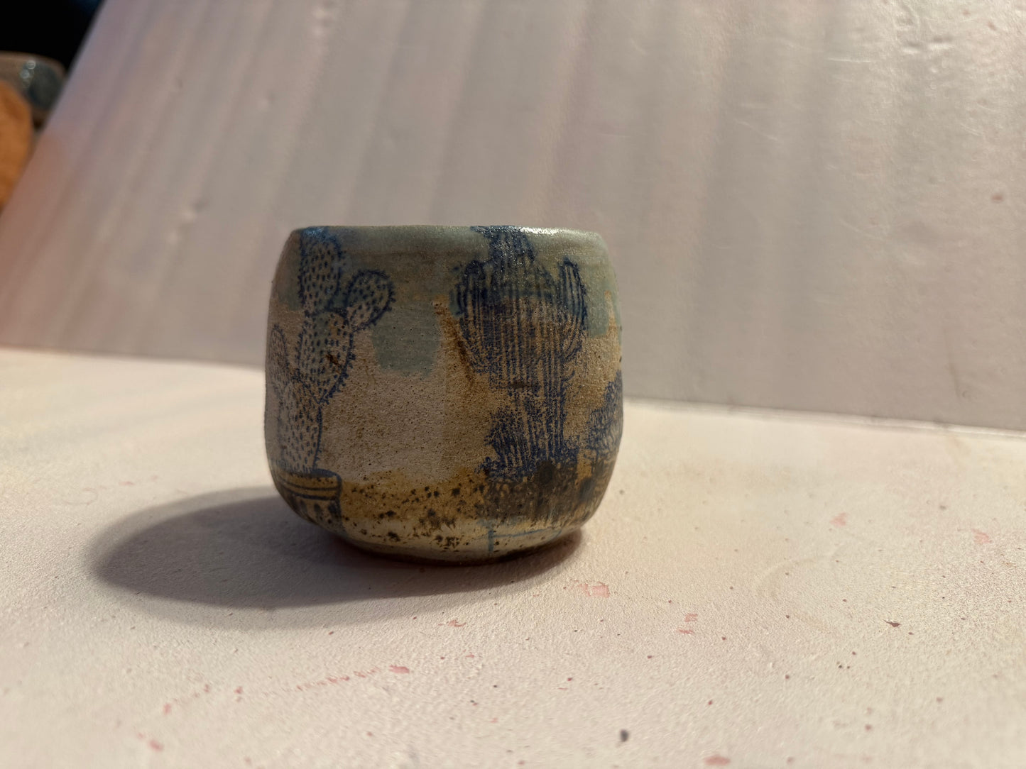 Large mug with thumb imprints