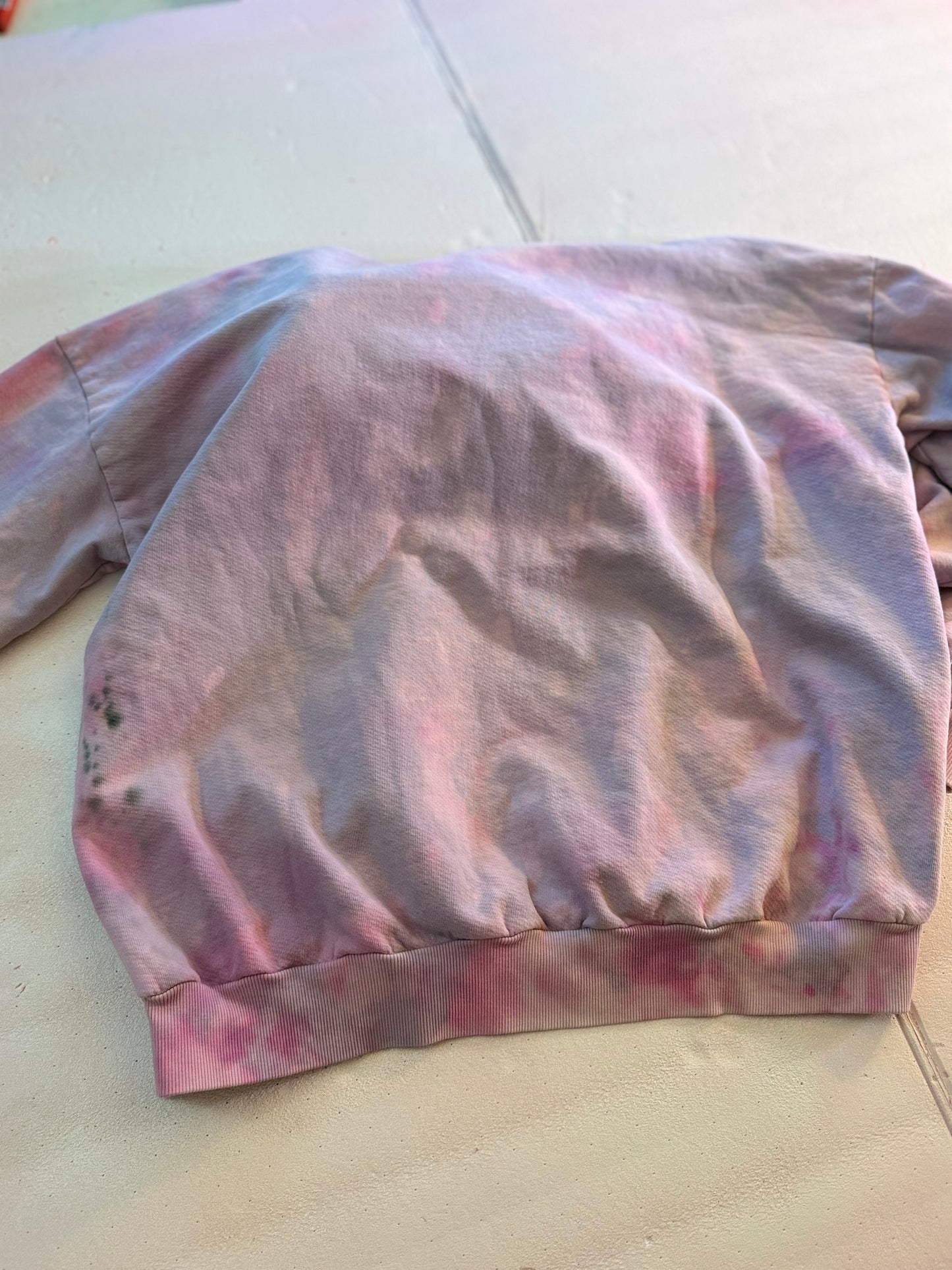 Cosmic Babe Ice Dyed cropped hoodie