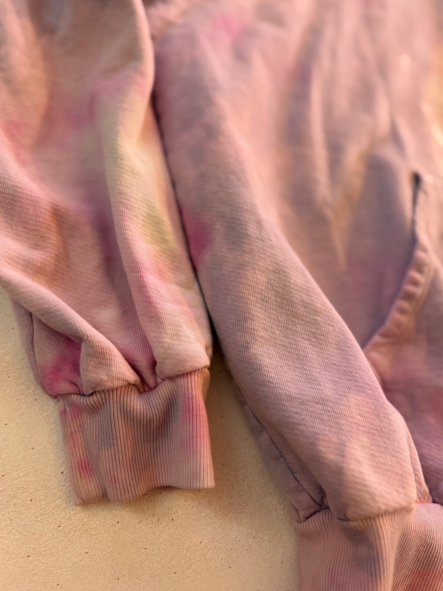 Cosmic Babe Ice Dyed cropped hoodie