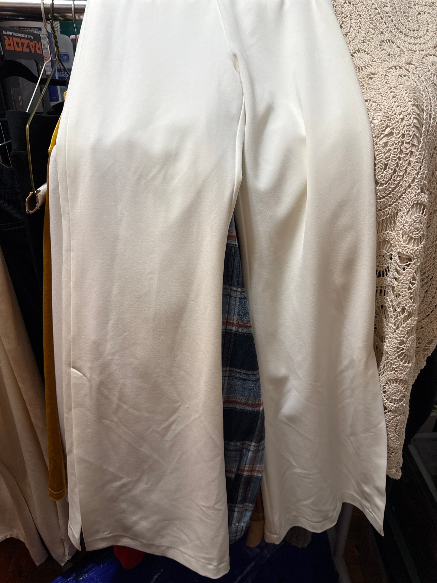Dress Pants Women Cream Slacks