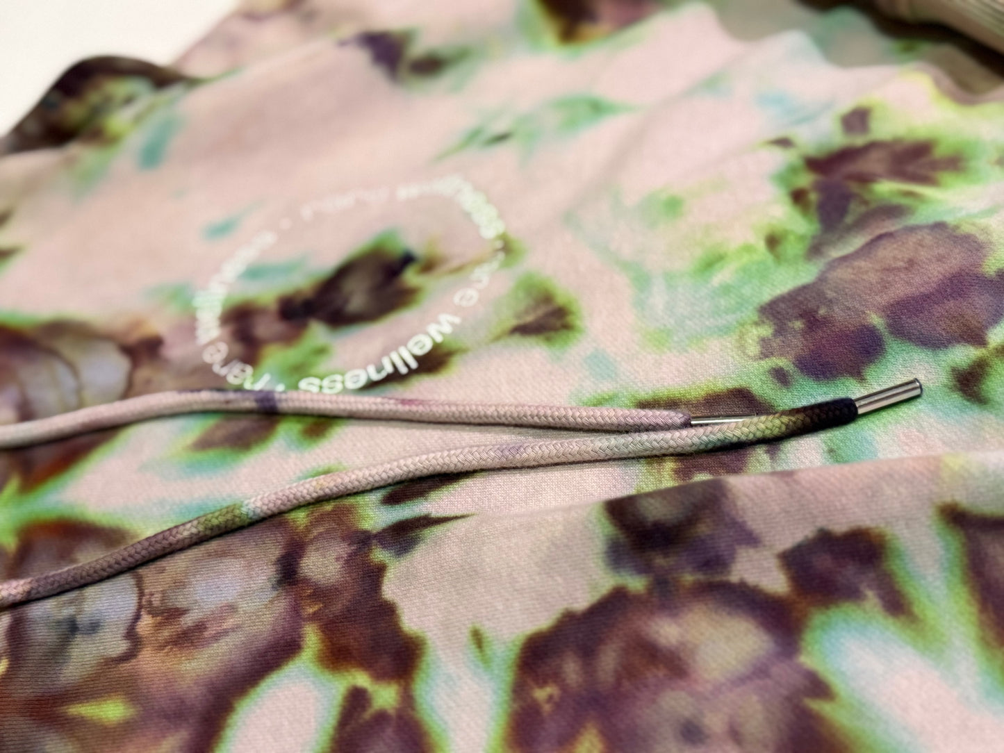 Cosmic Babe Ice Dyed cropped hoodie