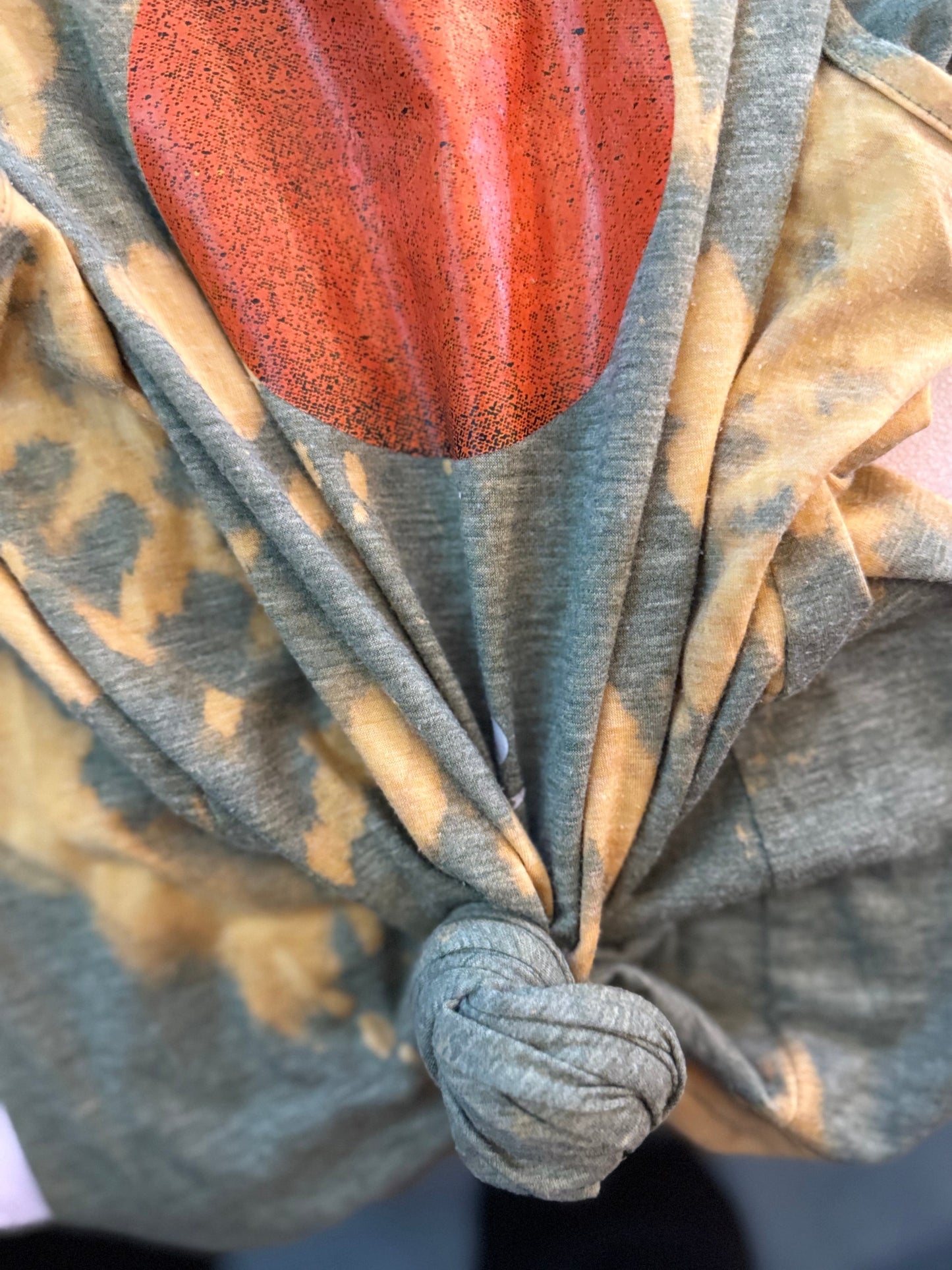 Hand-Dyed Muscle Tank —sunrise print