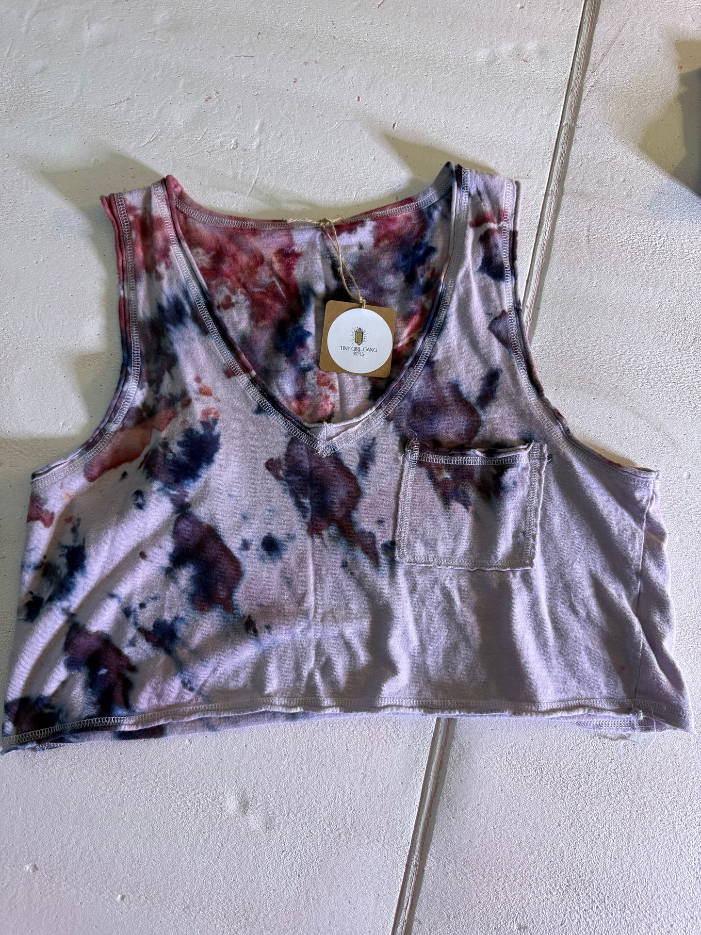 Ice Dyed Crop Tank