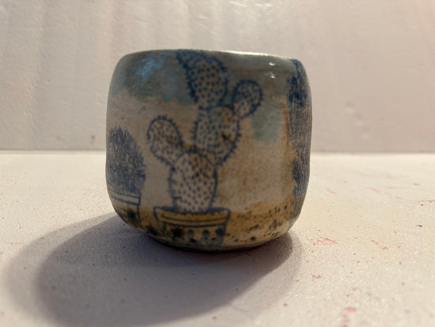 Large mug with thumb imprints