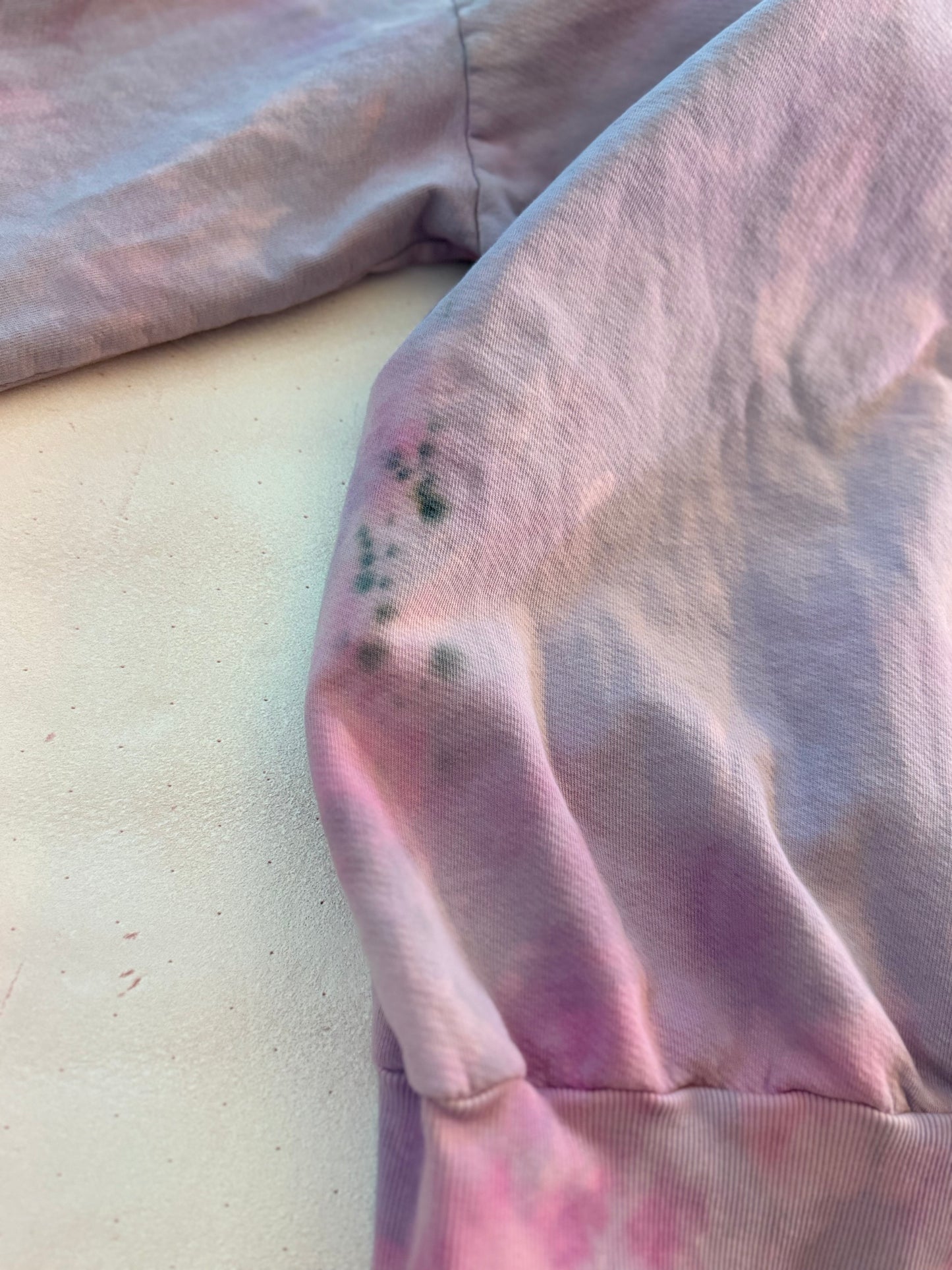 Cosmic Babe Ice Dyed cropped hoodie