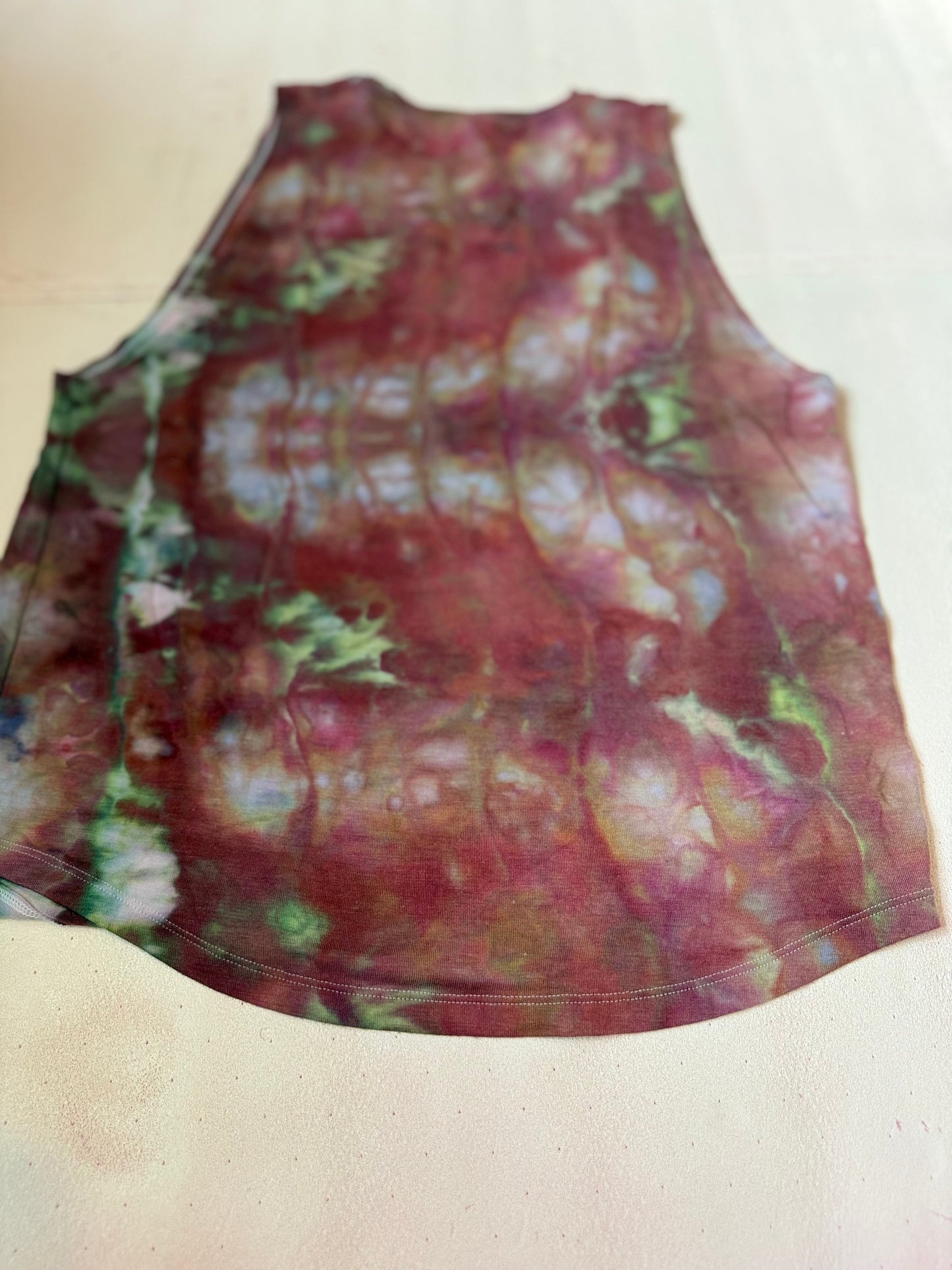 Athleta Hand-Dyed Muscle Tank — Clay Rose