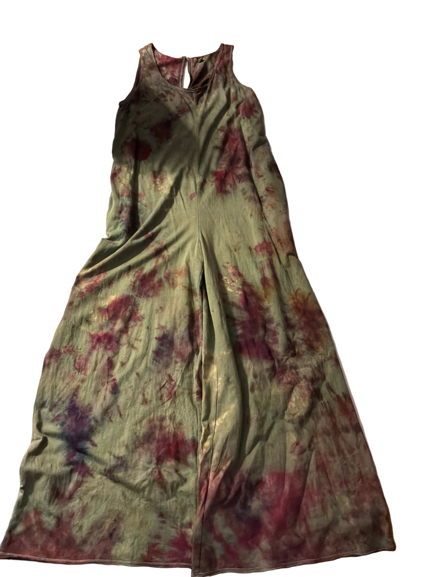 Ice Dyed Moody WIde Leg Jumpsuit L
