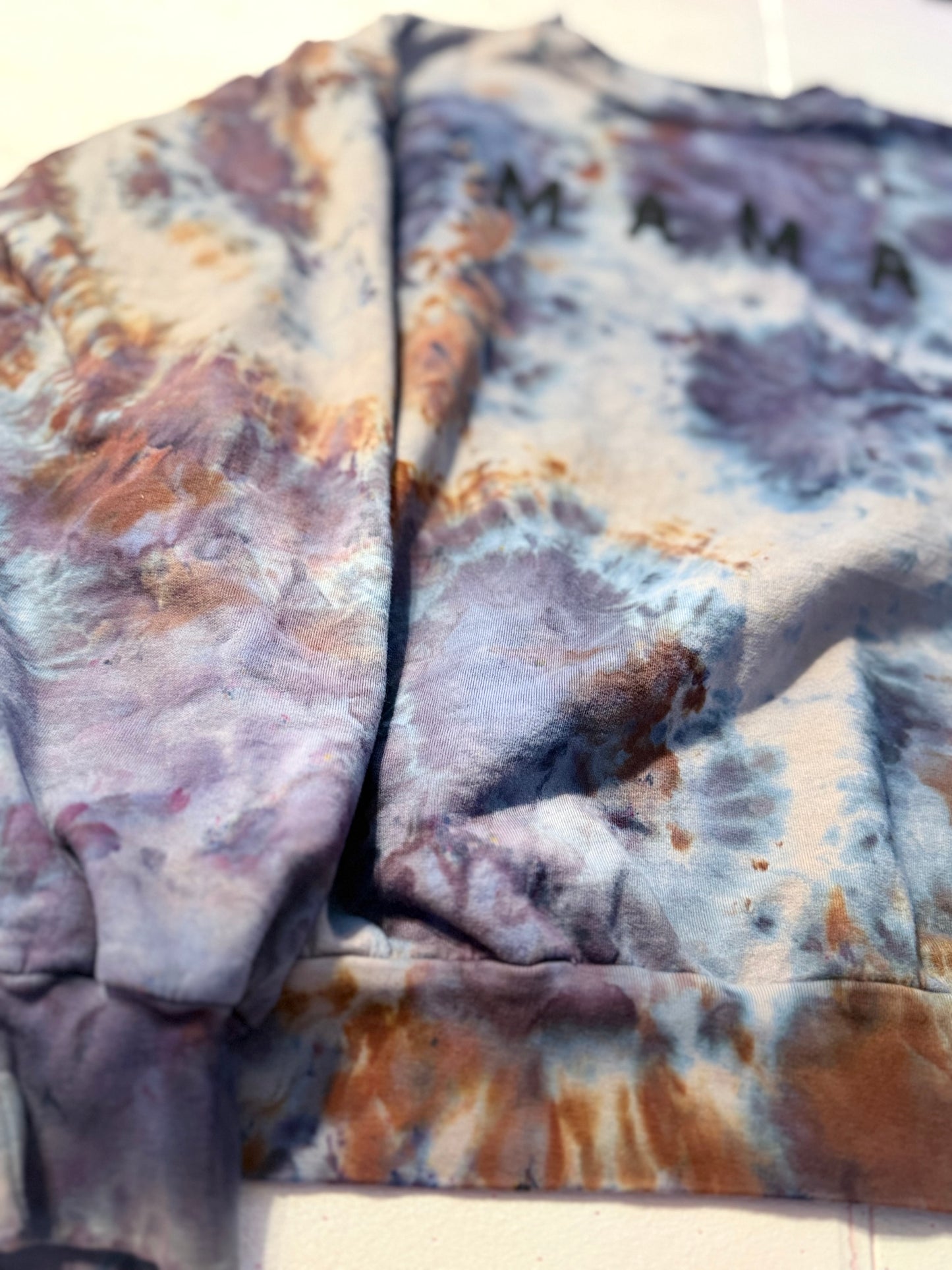 Cosmic Babe Ice Dyed “MAMA” Sweatshirt