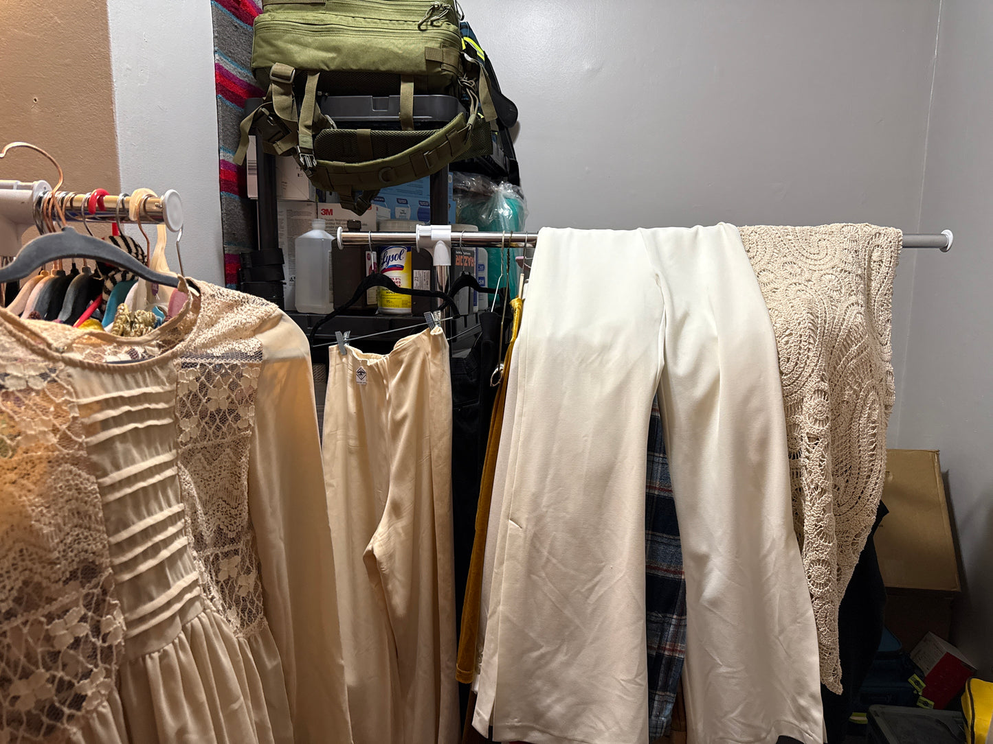 Dress Pants Women Cream Slacks