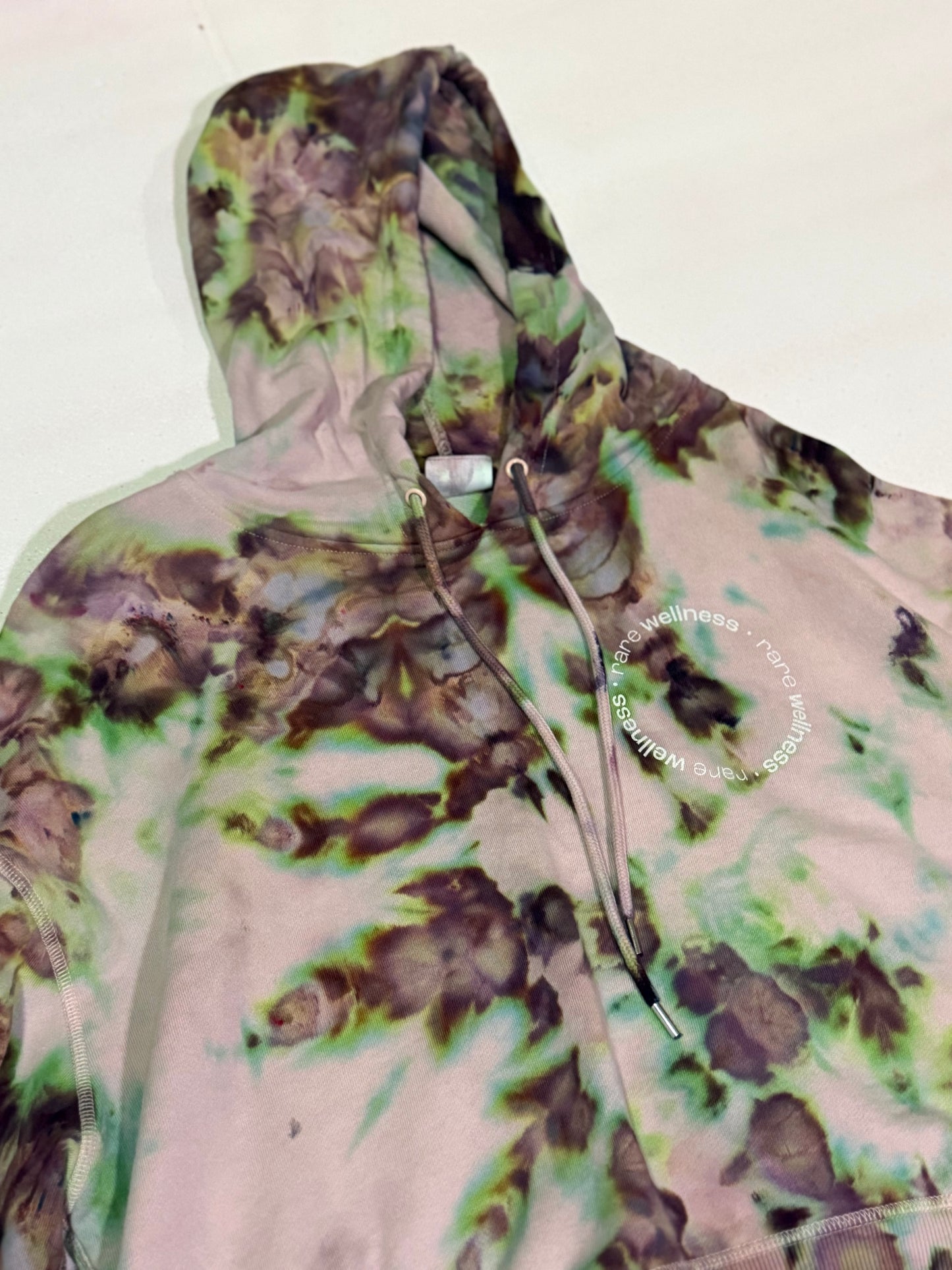 Cosmic Babe Ice Dyed cropped hoodie