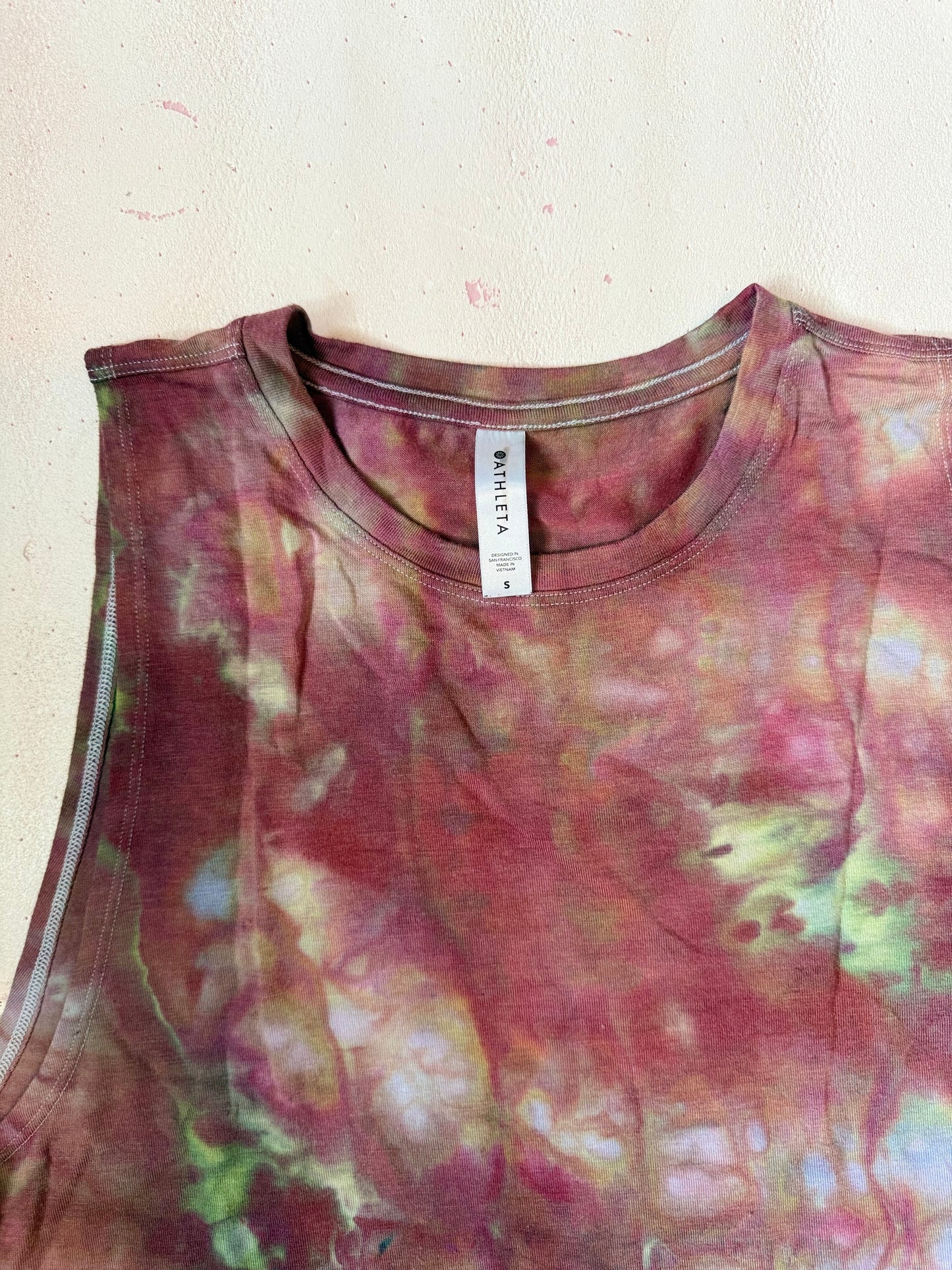 Athleta Hand-Dyed Muscle Tank — Clay Rose