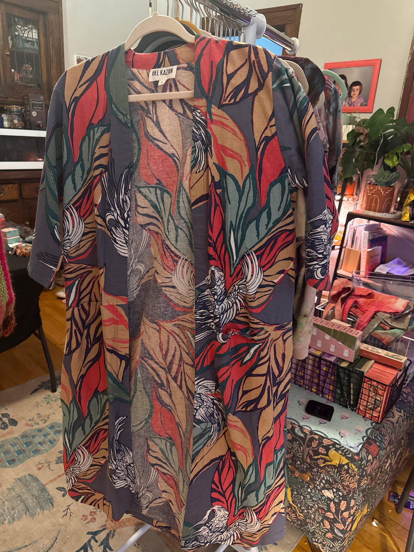 Bel Kazan Printed Kimono Robe