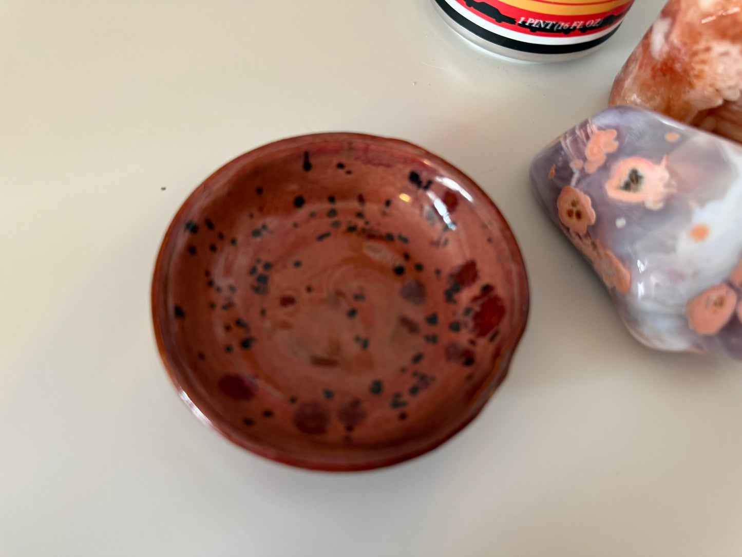 Hand thrown ceramic ritual bowl