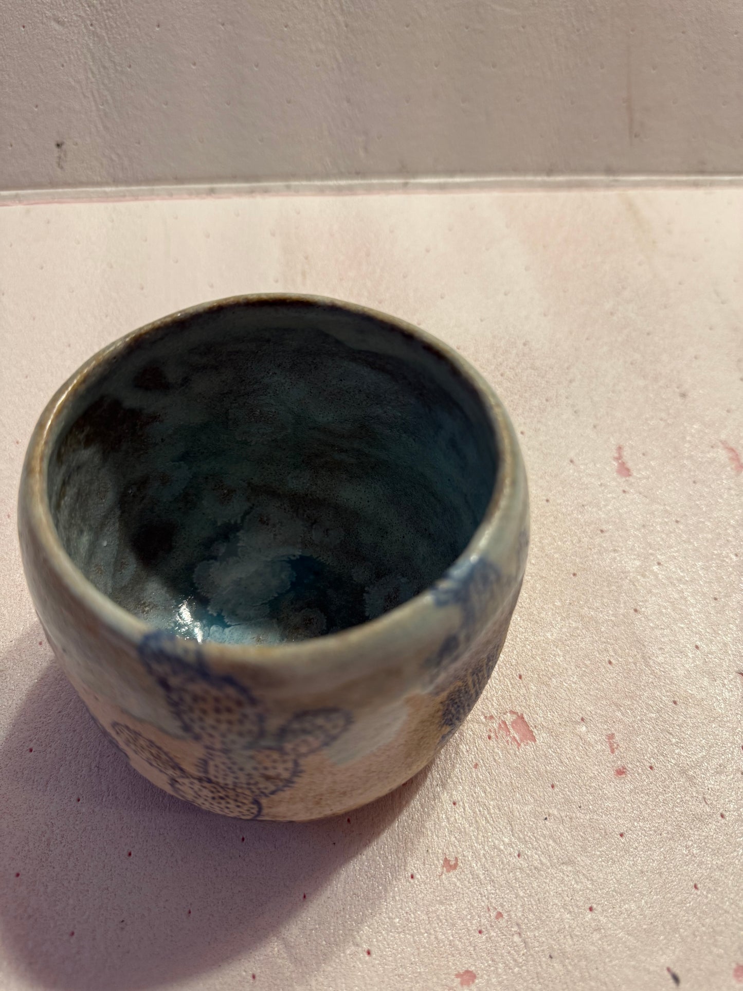 Large mug with thumb imprints