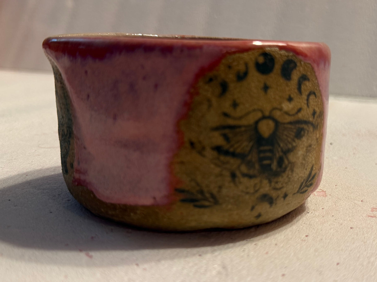 Handmade Ceramic Ritual Bowl  Wheel Thrown Stoneware, One of a Kind Pottery