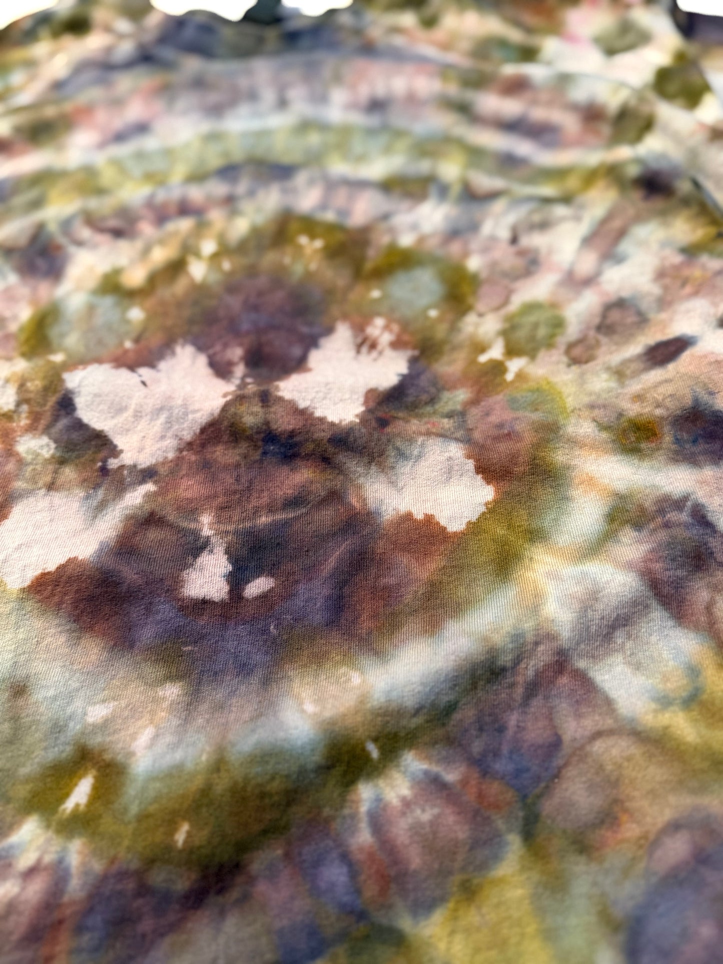 Cropped Rorshack  Ice Dyed Top