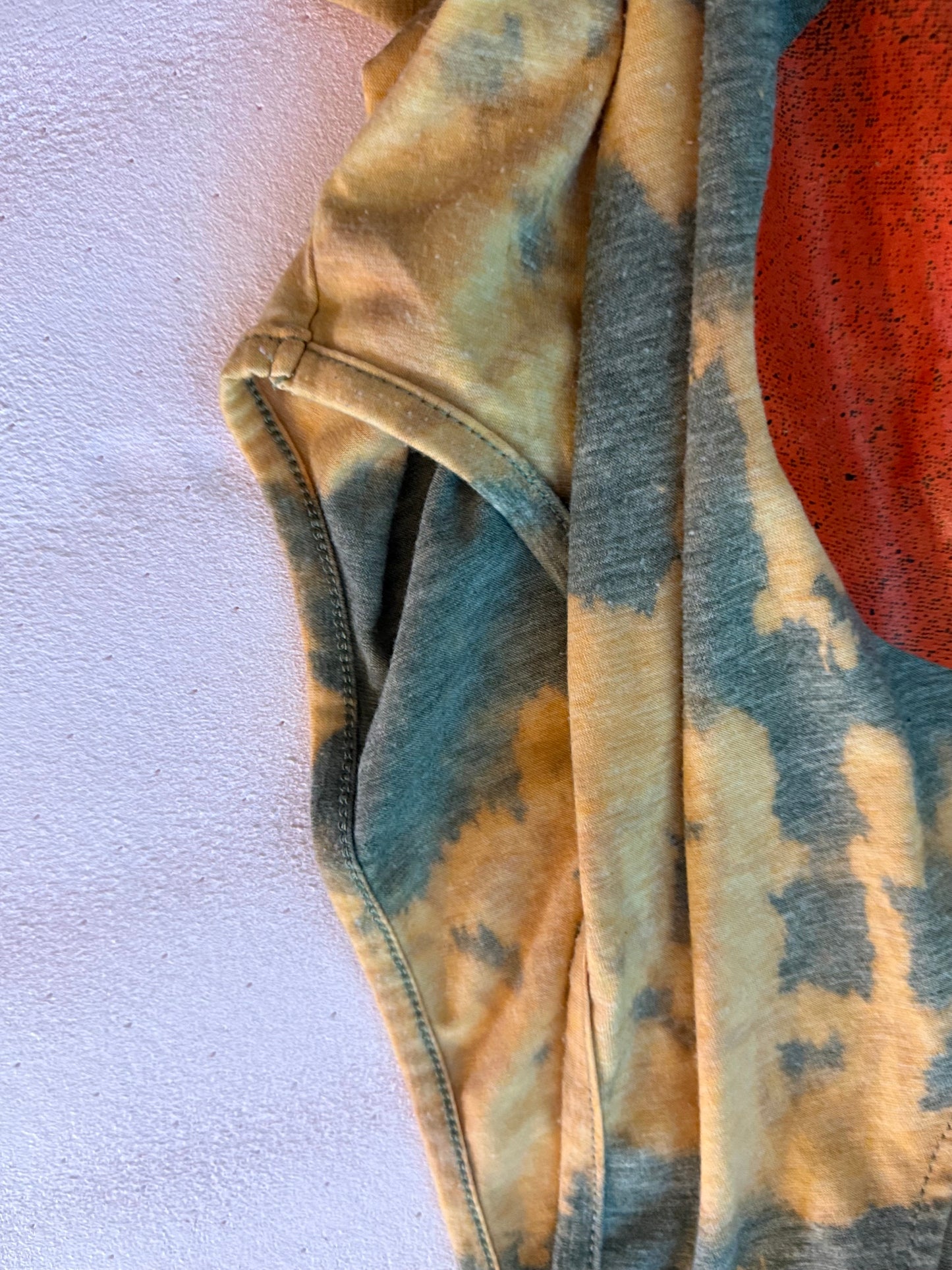 Hand-Dyed Muscle Tank —sunrise print