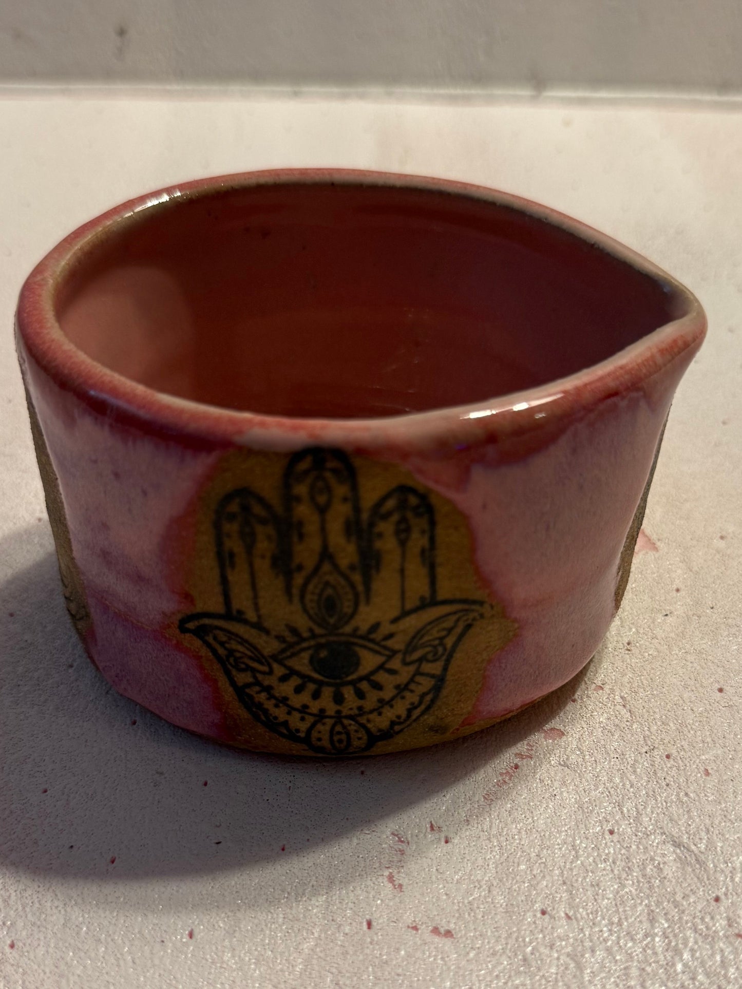 Handmade Ceramic Ritual Bowl  Wheel Thrown Stoneware, One of a Kind Pottery