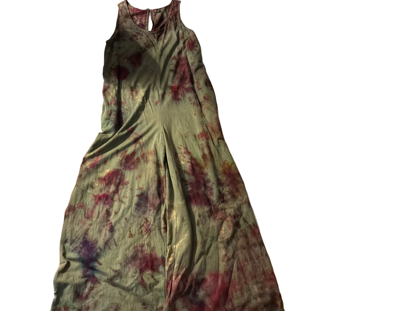 Ice Dyed Moody WIde Leg Jumpsuit L