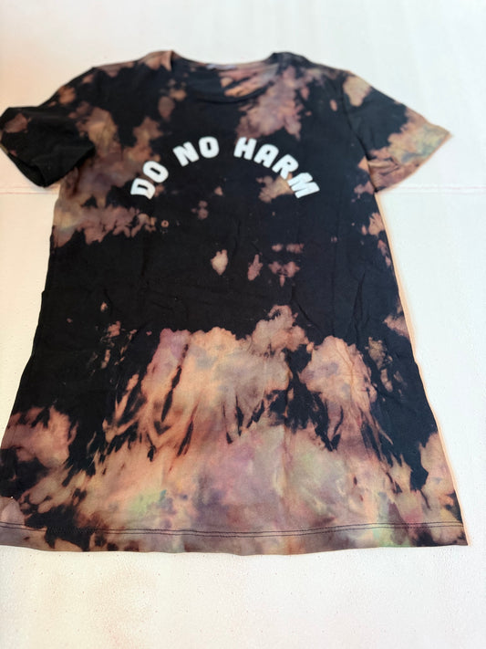 The Bee & The Fox “Do No Harm / Take No Shit” Tie-Dye Tee