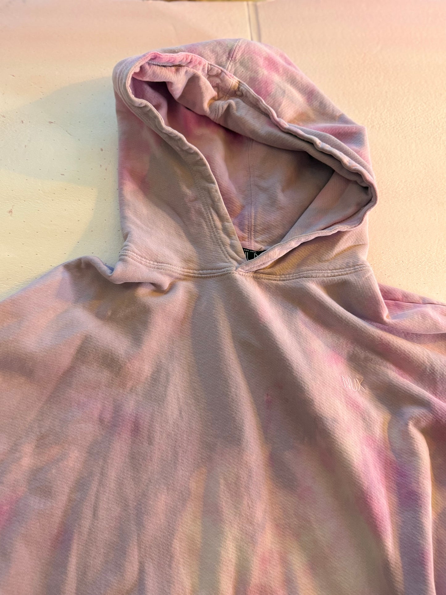 Cosmic Babe Ice Dyed cropped hoodie
