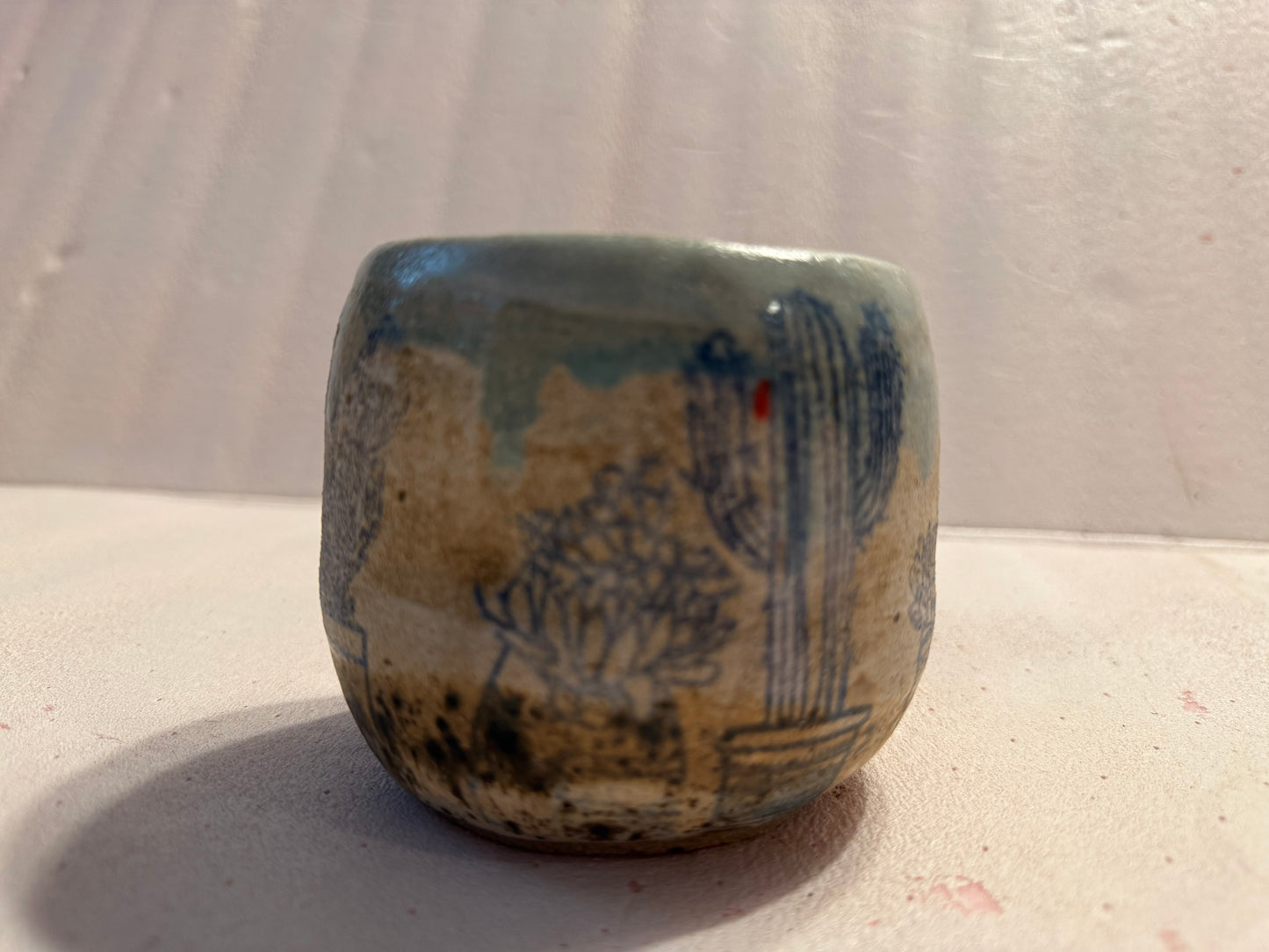 Large mug with thumb imprints