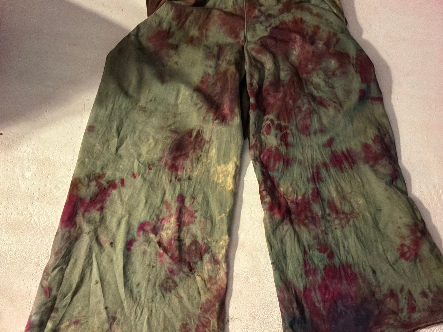 Ice Dyed Moody WIde Leg Jumpsuit L