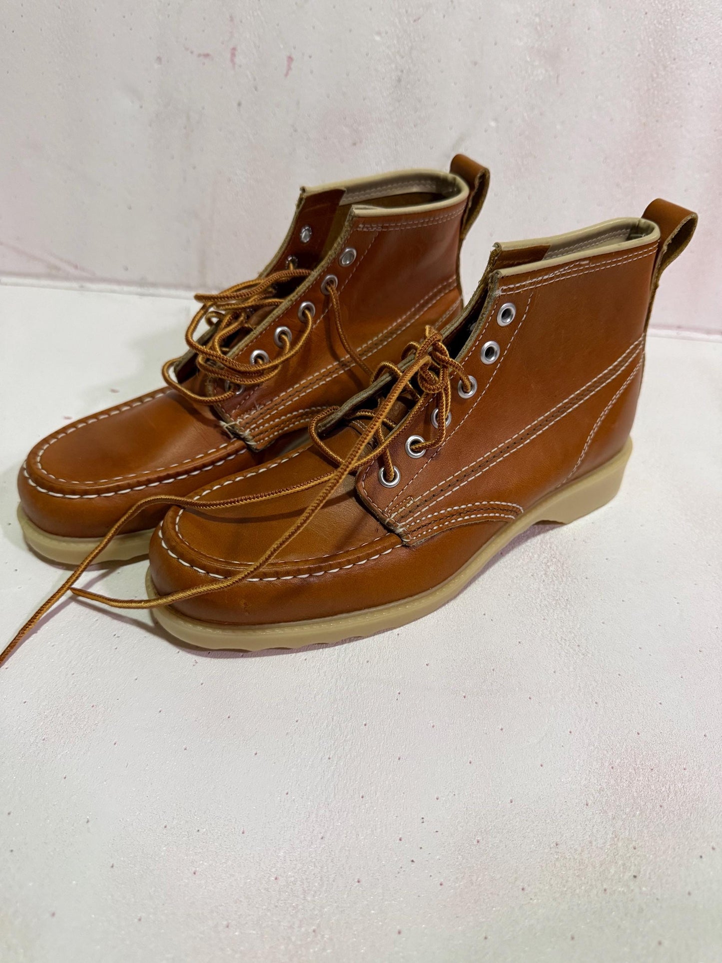 Handcrafted Leather Boots  Vintage, Rugged, One of a Kind