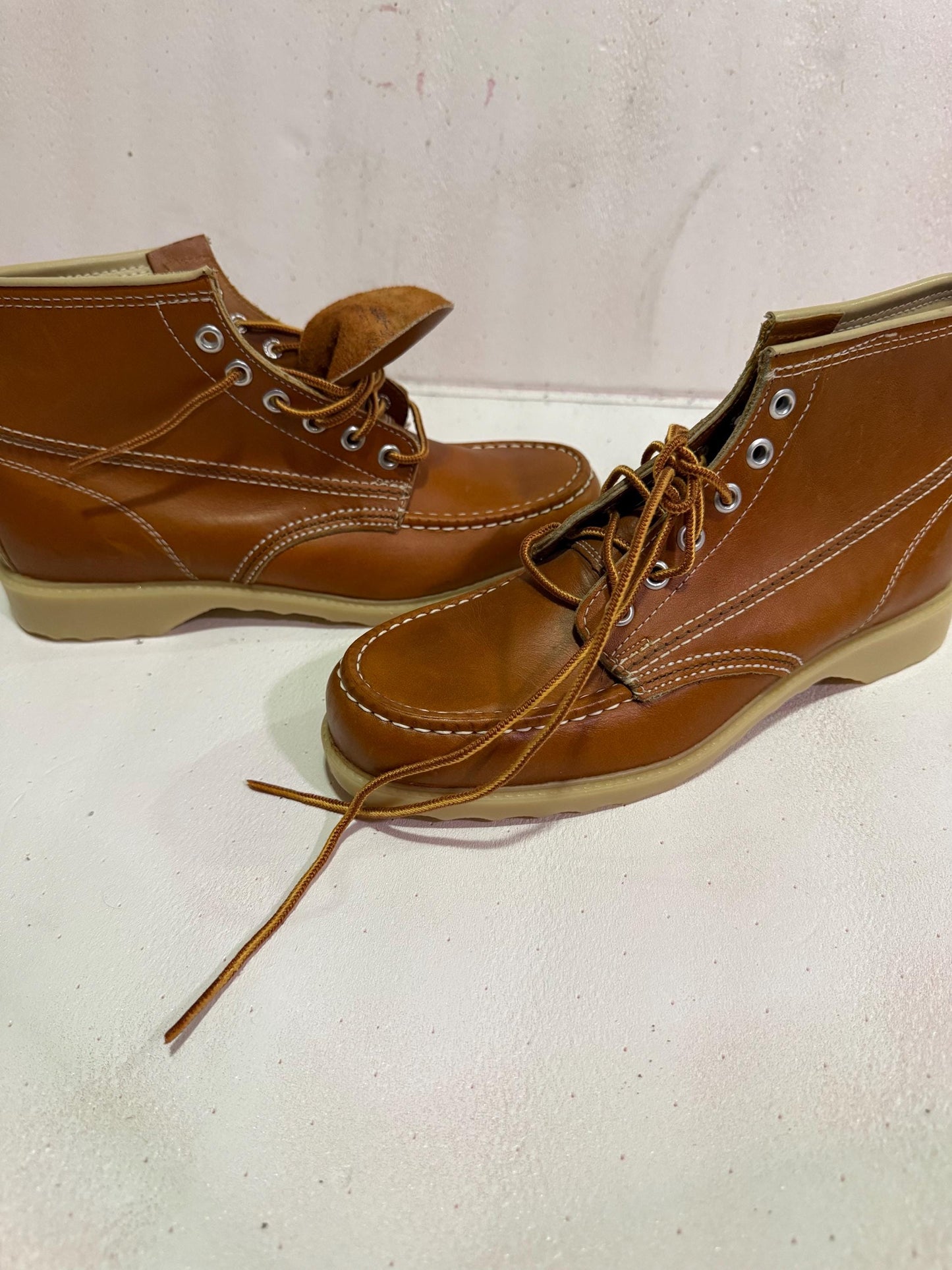 Handcrafted Leather Boots  Vintage, Rugged, One of a Kind