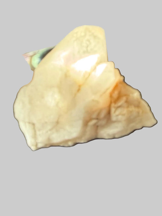 Large Orange Calcite Pyramid Polished Crystal Stone, Altar Decor, Meditation  and Home Styling Piece