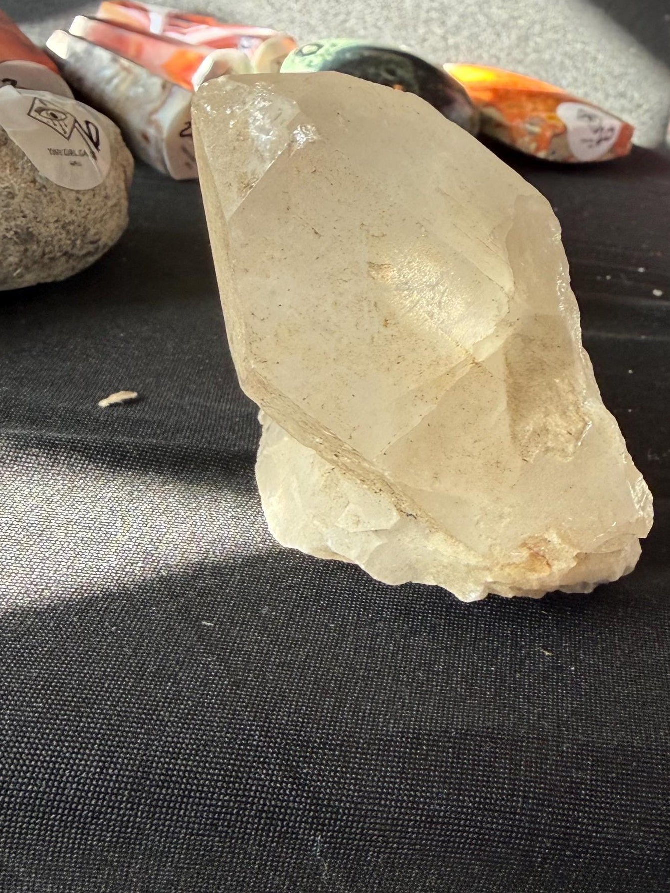 Large Orange Calcite Pyramid Polished Crystal Stone, Altar Decor, Meditation  and Home Styling Piece